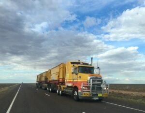 truck driver at work