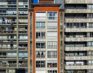 modern apartment building