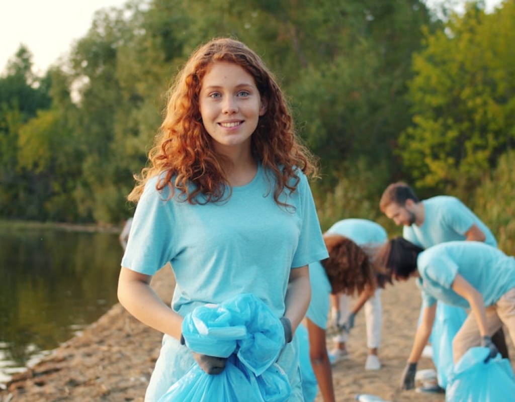 cleaning woman