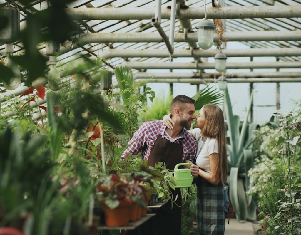 flower greenhouse worker