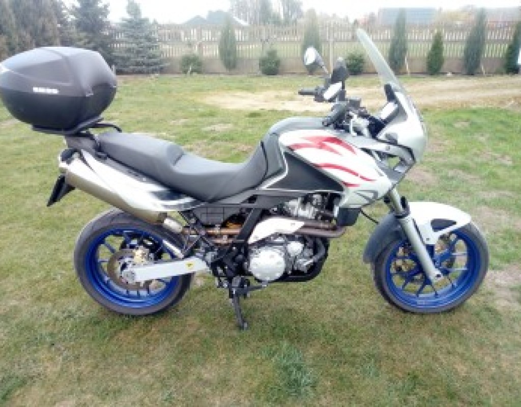 motorcycle side view