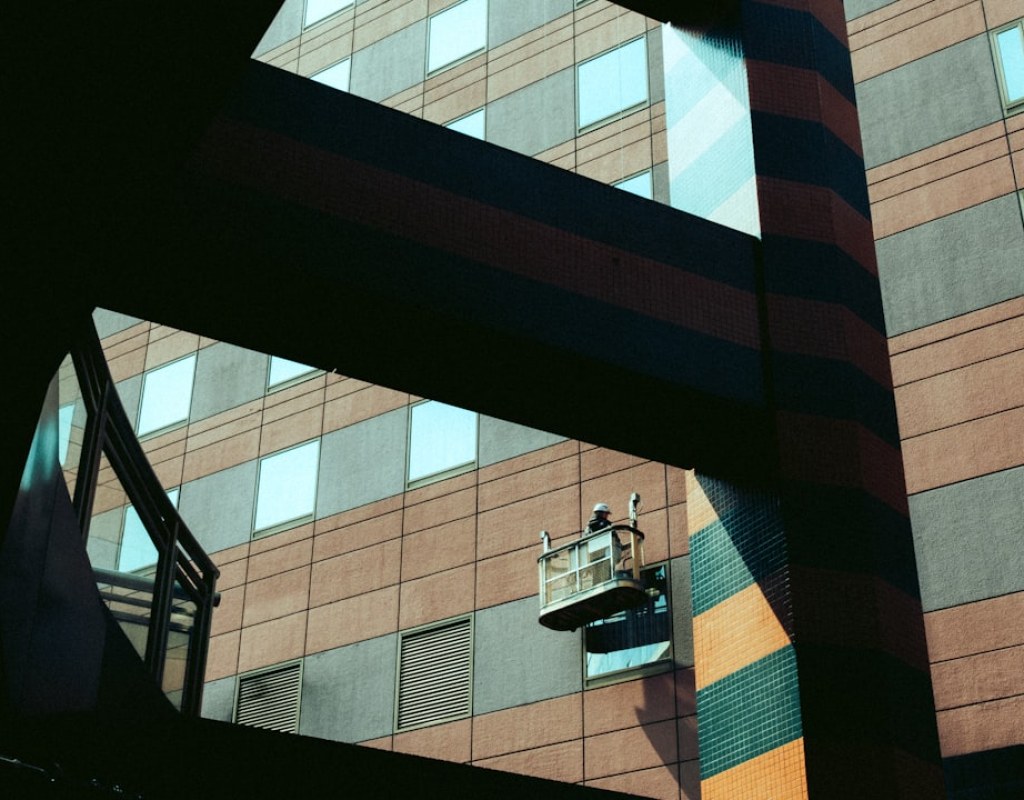 construction worker facade