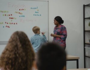 english teacher classroom