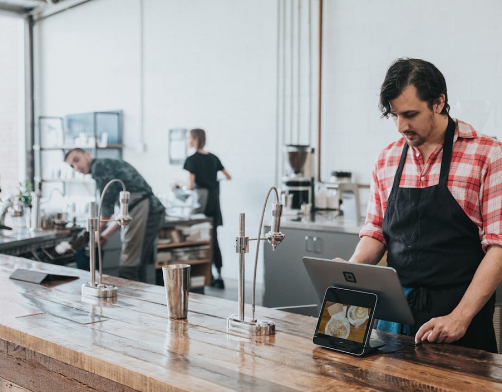 cashier workplace